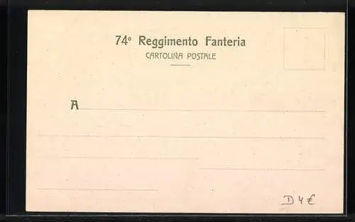 Künstler-AK Il Principe Amedeo di Savoia a Custoza 1866, 74° Reggimento Fanteria