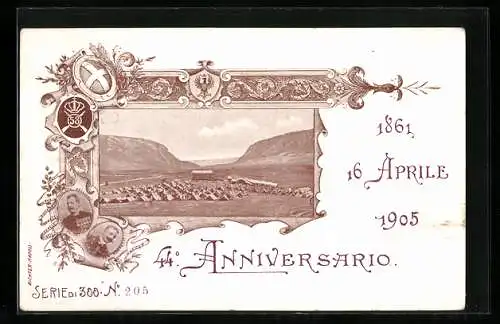 AK 58° Reggimento Fanteria, 44° Anniversario 1905