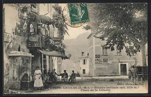 AK Levens /A.-M., Place de la Liberte