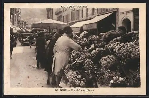 AK Nice, Marche aux Fleurs