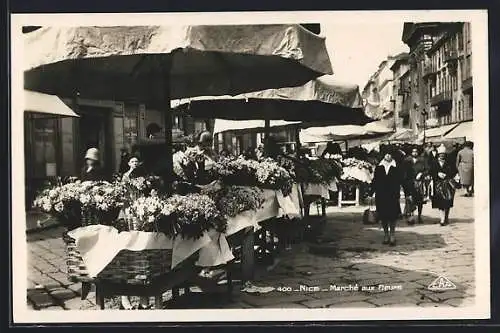 AK Nice, Marche aux Fleurs