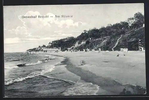 AK Rewahl, Ostseebad, Am Strande