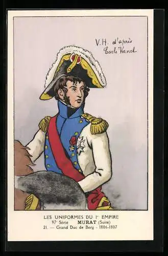Künstler-AK Murat, Grand Duc de Berg