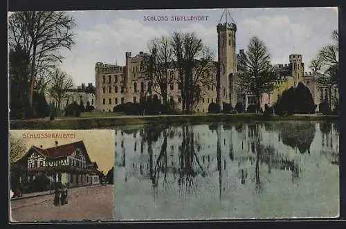 AK Sibyllenort, Schloss und Schlossbrauerei