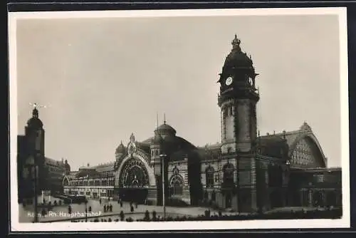 AK Köln a. Rh., Hauptbahnhof, Totalansicht