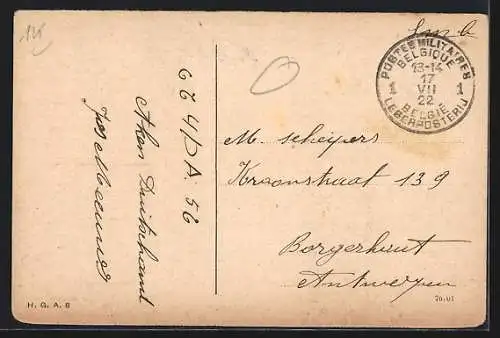 AK Aachen, Ansicht vom Hauptbahnhof