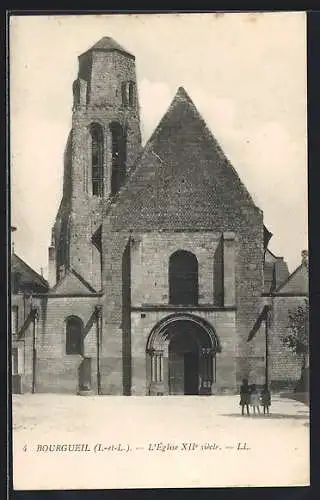 AK Bourgueil /Indre-et-Loire, L`Eglise