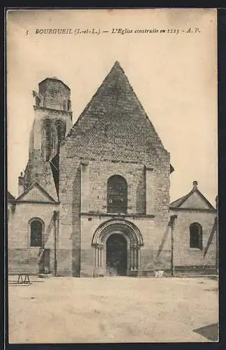 AK Bourgueil /Indre-et-Loire, L`Eglise