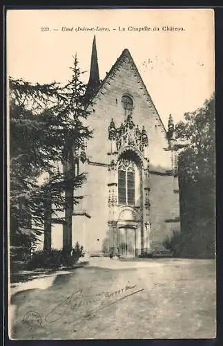 AK Ussé /Indre-et-Loire, La Chapelle du Château