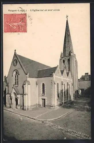 AK Veigné /Indre-et-Loire, L`Eglise