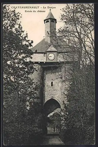 AK Chateaurenault, Le Donjon, Entrée du château