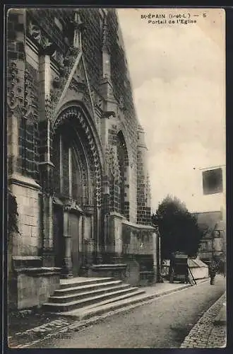 AK St-Épain, Portail de l`Eglise