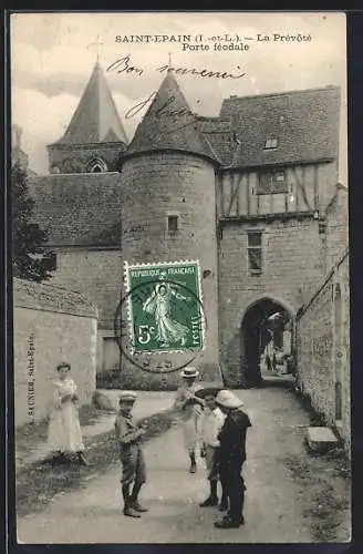 AK Saint-Epain, La Prévoté, Porte féodale