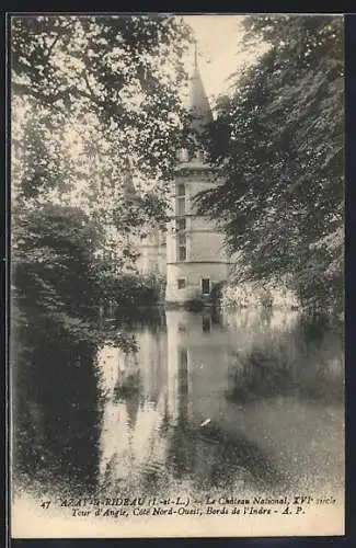 AK Azay-le-Rideau, Le Château National