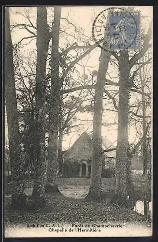 AK Ambillou /Indre-et-Loire, Forêt de Champchevrier, Chapelle de l`Hermitière