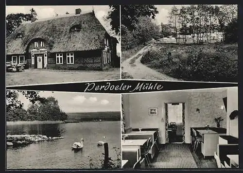 AK Wankendorf, Gasthaus Perdoeler Mühle am Belauer See