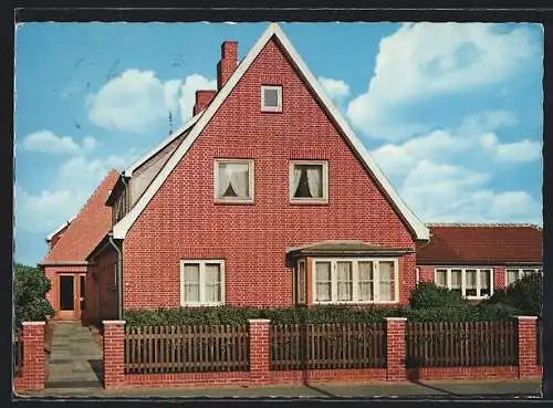 AK Westerland /Sylt, Hotel-Pension Henke, Norderstrasse 32