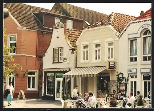 AK Esens, Café und Buchhandlung Janzen am Markt