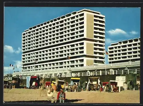 AK Westerland, Hochhäuser am Strand