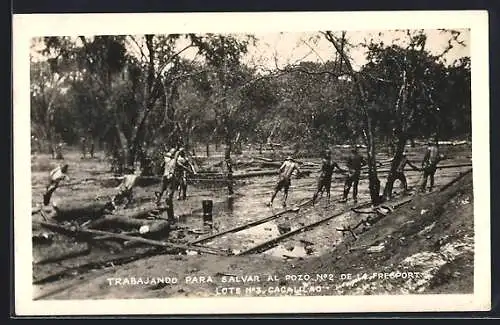 AK Cacalilao, Trabajando para salvar al pozo No. 2 de la Freeport, lote No. 3