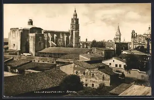 AK Cuernavaca, Ortsansicht mit der Kirche