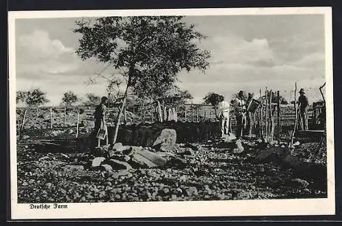 AK Deutsch-Südwest-Afrika, Deutsche Farm