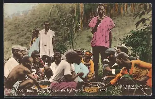 AK Sierra Leone, Meal time, many hands make light work