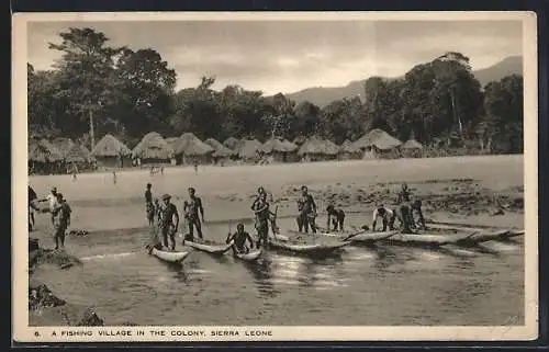 AK Sierra Leone, A fishing village in the colony