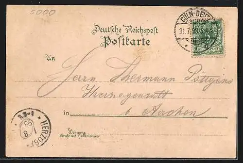 Lithographie Köln, Ortspartie