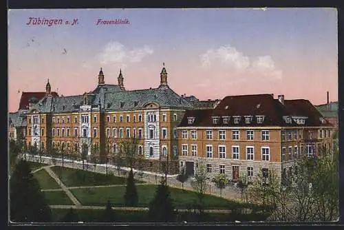 AK Tübingen a. N., Blick auf Frauenklinik