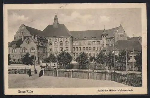 AK Essen /Ruhr, Städtische Höhere Mädchenschule