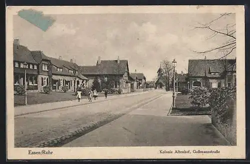 AK Essen, Kolonie Altenhof, Gussmannstrasse