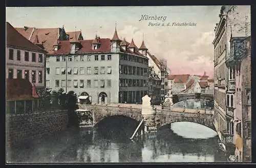 AK Nürnberg, Zeppelin II über der Stadt