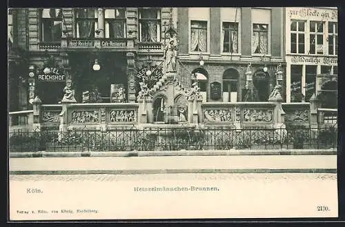 AK Köln, Der Heinzelmännchen-Brunnen