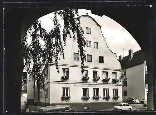 AK Zusmarshausen /Schwaben, Der Gasthof Schwarzbräu v. Eugen Sorg