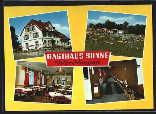 AK Worblingen b. Singen, Gasthaus Sonne