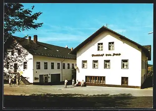 AK Thurmannsbang /Bayrischer Wald, Gasthof zur Post und Metzgerei