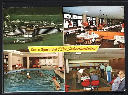 AK Willingen /Hochsauerland, Das Kur- und Sporthotel Der Sauerlandstern, mit Schwimmbad und Kegelbahnen