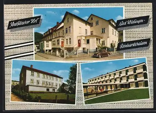 AK Bad Wildungen-Reinhardshausen, Gasthaus Westfälischer Hof