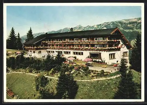 AK Sonthofen, Berghotel Allgäuer Berghof mit Alpe Eck