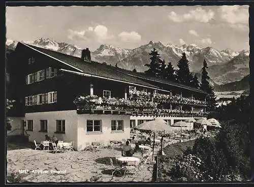 AK Sonthofen, Der Allgäuer Berghof mit Alpe Eck