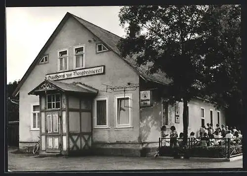 AK Geraberg, Gasthaus zur Bergbrauerei, Inh. Helmut Wagner