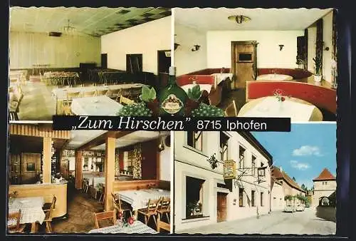 AK Iphofen, Gasthaus & Metzgerei Zum Hirschen