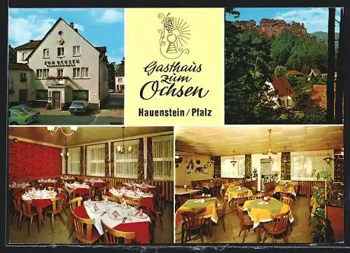 AK Hauenstein /Pfalz, Gasthaus zum Ochsen, Bes. Walter Engel