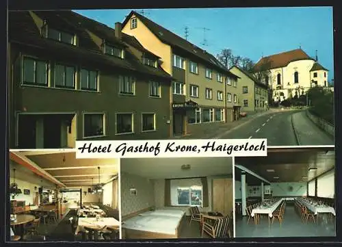 AK Haigerloch, Hotel-Gasthaus Krone, Obersadtstr. 47