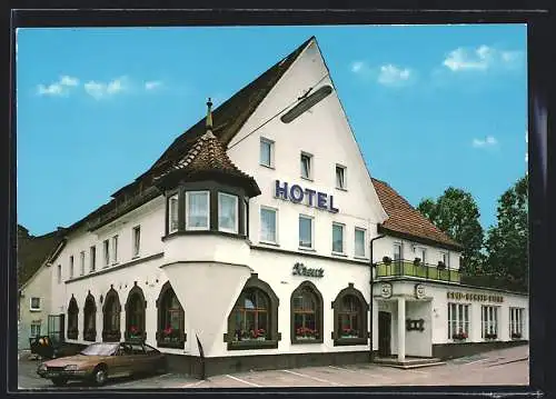 AK Gammertingen /Schwäbische Alb, Hotel-Brauerei Gasthof Kreuz, Bes. Familie Burkhart, Marktstrasse 6