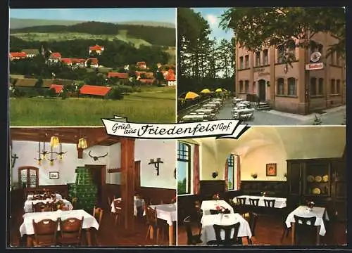 AK Friedenfels /Opf., Schlossbrauerei mit Gasthaus K. u. J. Zeitler