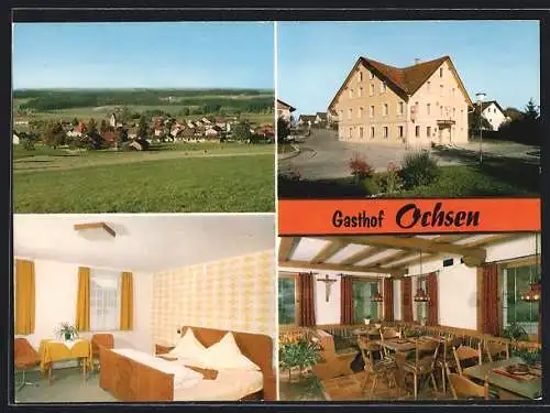 AK Isny-Beuren, Gasthof und Metzgerei Ochsen, Bes. Familie Gögler