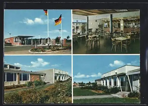 AK Kropp /Schlesw., Restaurant Kantine W. Lembrecht, Innenansicht