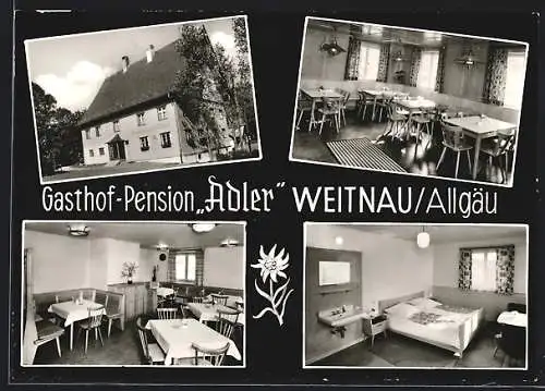 AK Weitnau /Allgäu, Gasthof-Pension Adler, Pächter: H. Köster